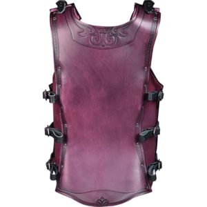 Artemis Embossed Leather Cuirass for Ladies