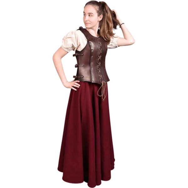 Artemis Celtic Leather Cuirass for Ladies