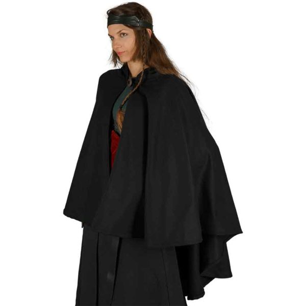 Kim Wool Short Cloak