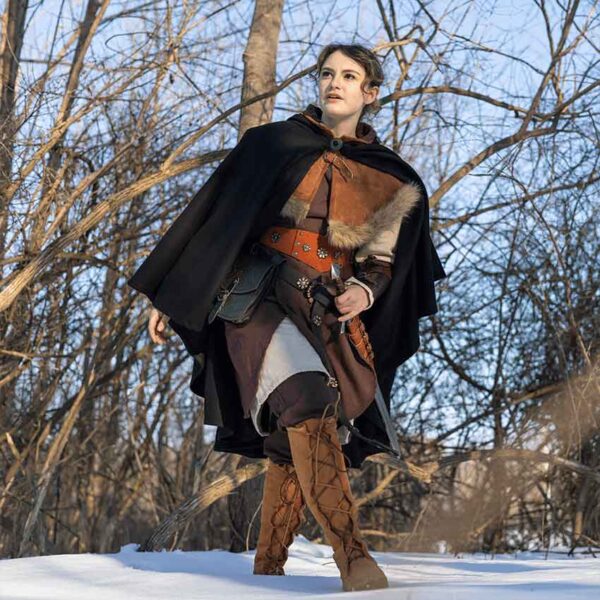 Kim Wool Short Cloak