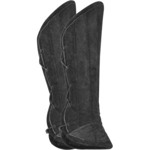 Leopold Suede Padded Greaves