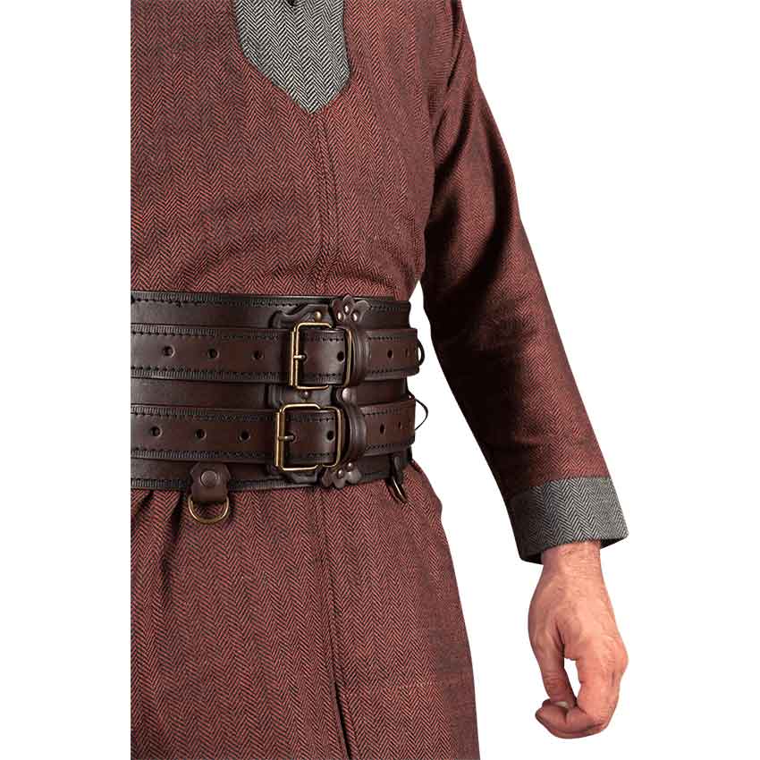 小物 double W leather belt XZQTIVE Double Grommet PU Leather Belt for Women Men Punk