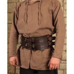 Luthor Leather Double Belt