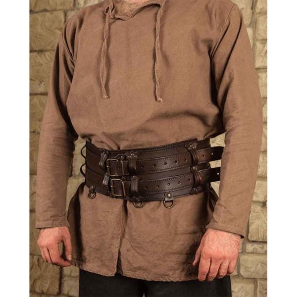 Luthor Leather Double Belt