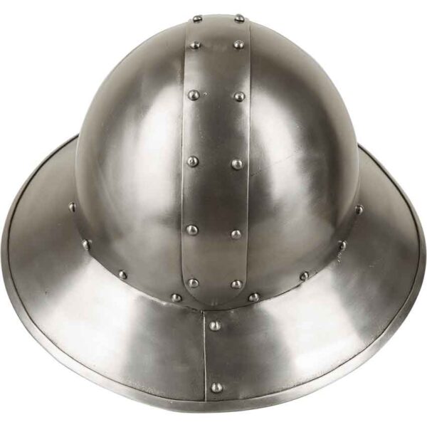 Steel Kettle Hat with Face Armour