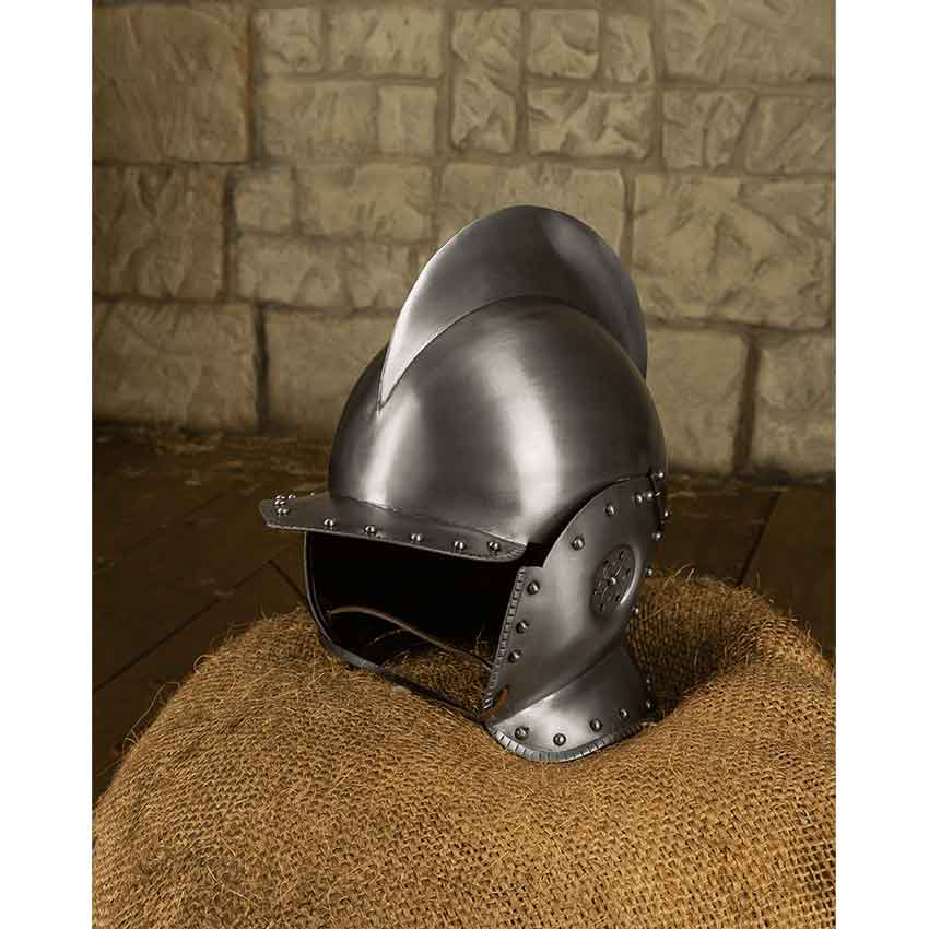 Sigismund Steel Burgonet Helmet