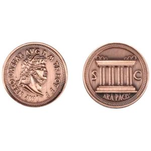 Set of 10 Copper Roman LARP Coins