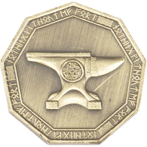 Set of 10 Gold Dwarven LARP Coins