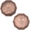 Set of 10 Copper Dwarven LARP Coins