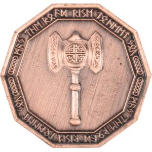 Set of 10 Copper Dwarven LARP Coins