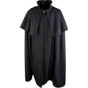 Wool Bron Cloak with Mantle