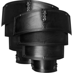 Leather Lorica Spaulders
