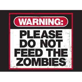Zombie Warning T-Shirt
