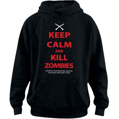 Keep Calm Zombies Hoodie