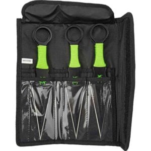 6 Piece Black Zombie Throwing Knives