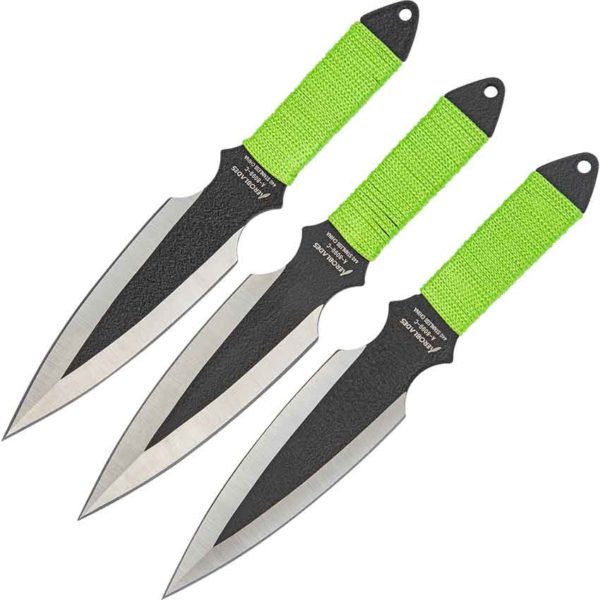 3 Piece Two Tone Throwing Knives