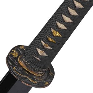 Dragon Print Handmade Katana