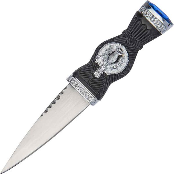 Blue Gem Thistle Sgian Dubh