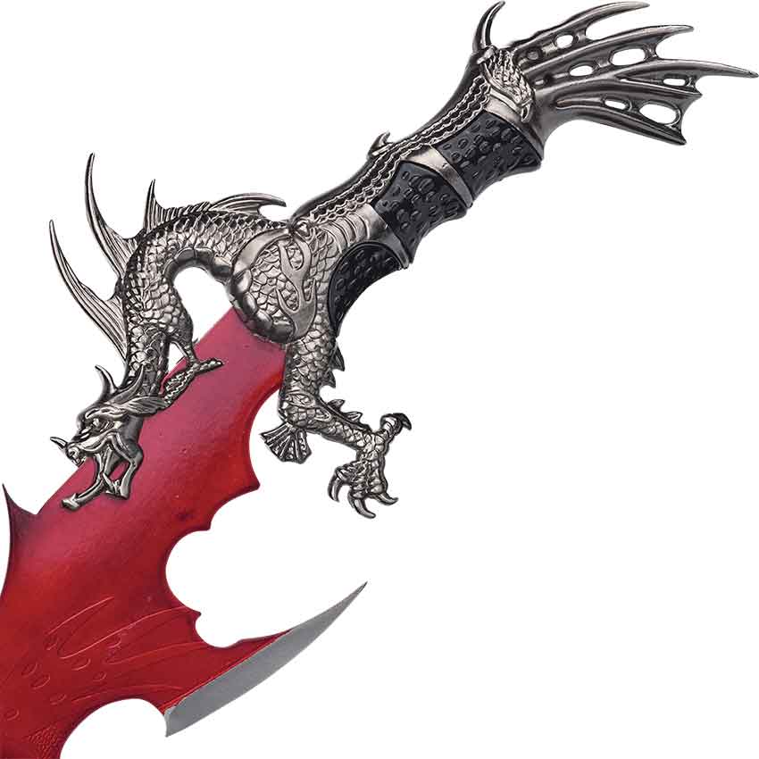 Blood Red Blade Dragon Dagger