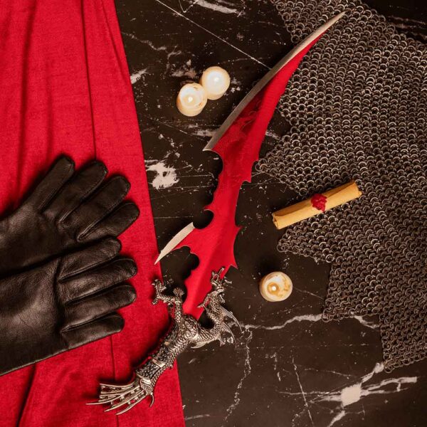 Blood Red Blade Dragon Dagger