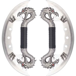 Dual Chrome Dragon Blades