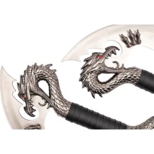 Dual Chrome Dragon Blades