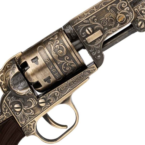 Antique Brass Revolver