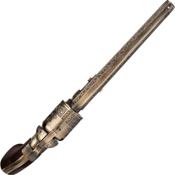 Antique Brass Revolver