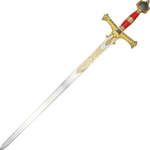 Red and Gold King Solomon Sword