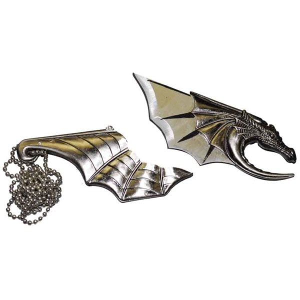 Silver Dragon Neck Knife