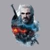 Mens Premium Witcher 3 Into the Fire T-Shirt