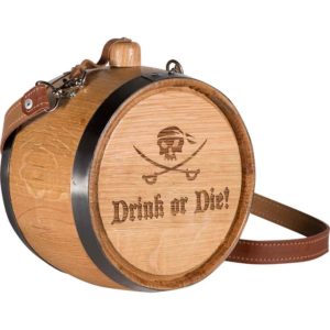 Pirate's Drink or Die Canteen Barrel