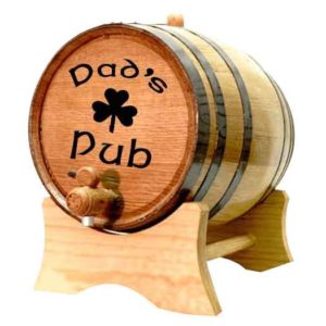 Dad's Pub 2 Liter Oak Barrel