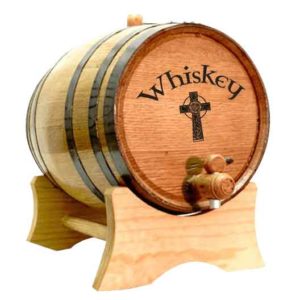 Whiskey Cross 2 Liter Oak Barrel