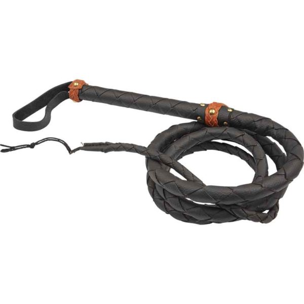 Black Large Split Hide Bullwhip