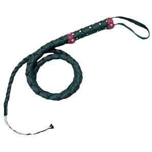 Black Medium Split Hide Bullwhip