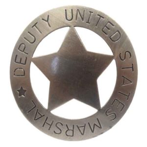 Deputy US Marshal Circled Star Badge