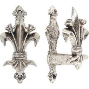 Pewter Fleur De Lis Sword Hanger