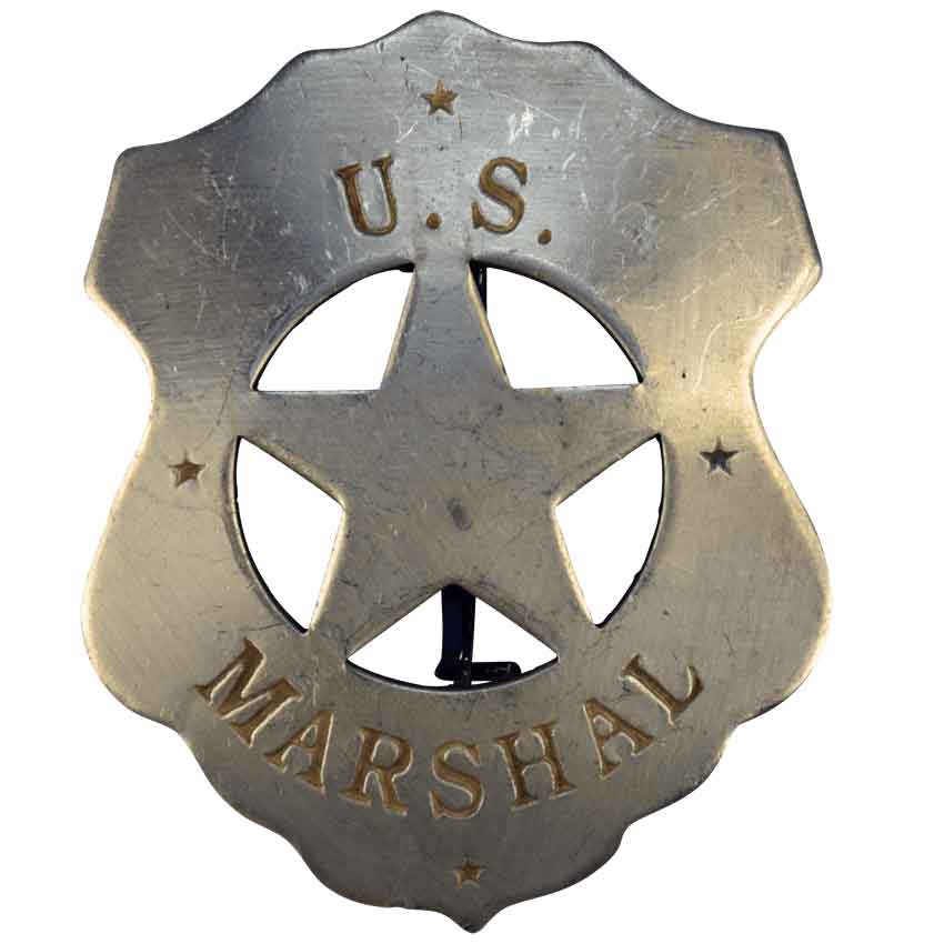 Old West Badge: U.S Police CO Marshal Lawman Denver 