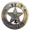 Round Texas Rangers Badge