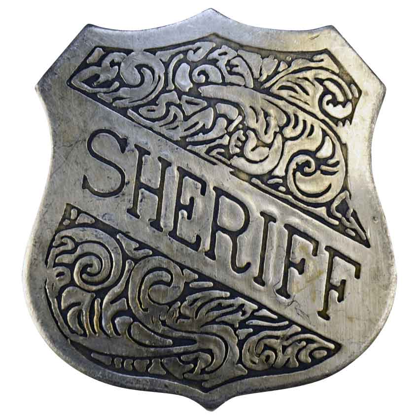 Sheriff Shield Badge