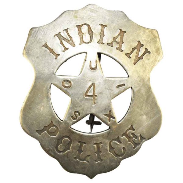Sioux Indian Police Badge