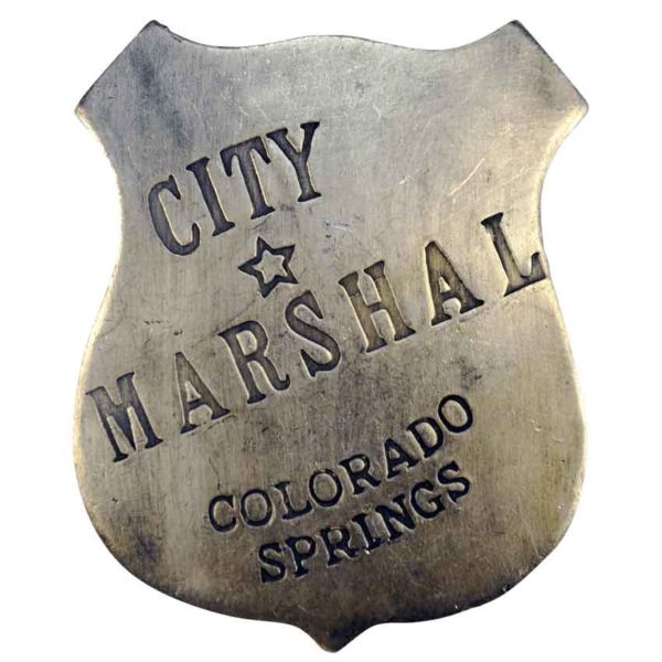 Colorado Springs City Marshal Badge
