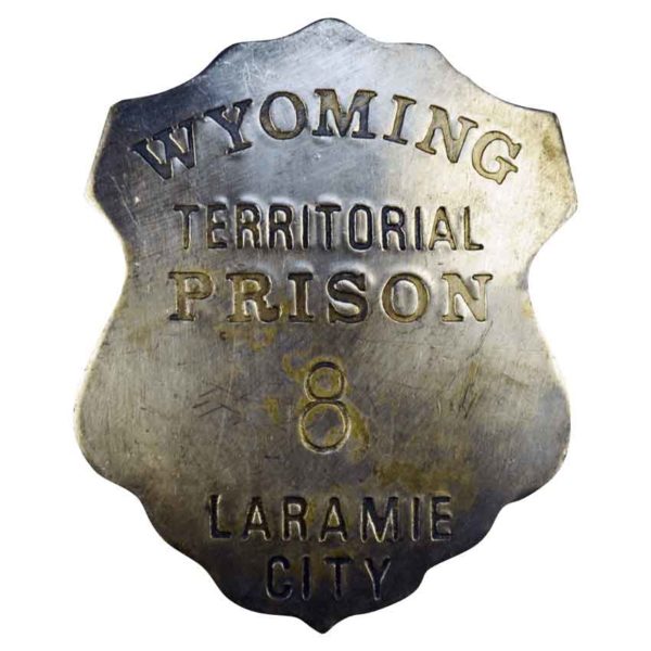 Laramie City Wyoming Prison Badge