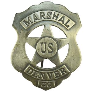 Denver CO US Marshal Badge