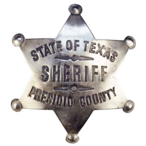 State of Texas Sheriff Badge
