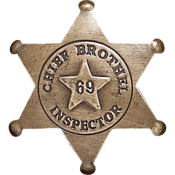 Chief Brothel Inspector Badge