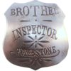 Tombstone Brothel Inspector Badge