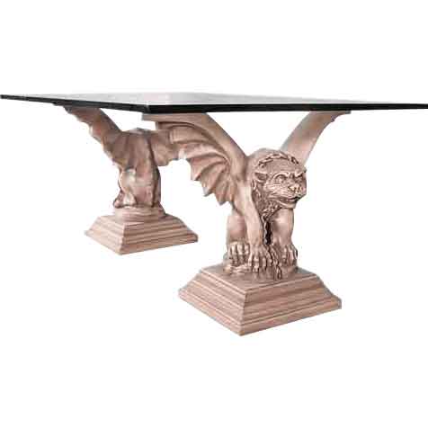 Tuscan Gargoyle Table Base Set