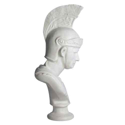 Roman Soldier with Helmet Bust